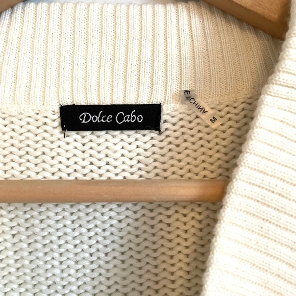 Dolce Cabo Ivory Rabbit Fur Sweater - Picture 5 of 8